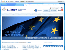 Tablet Screenshot of europaschool.org